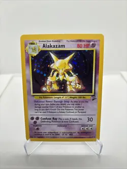 Pokemon Alakazam TCG Card Base Set 2 Holo Unlimited Rare - Image 1
