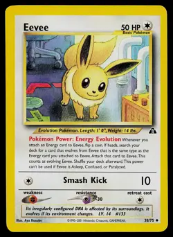 Pokemon Card - Eevee Neo Discovery 38/75 Uncommon - Image 1