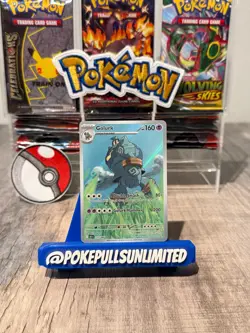Golurk 123/086 NM Pokemon Card TCG Black Bolt IR Illustration Rare - Image 1