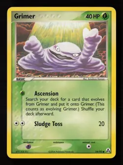Grimer 54/92 Legend Maker Pokemon Card -A4 - Image 1