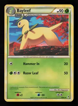 Bayleef 40/95 Call of Legends Pokemon Card -A5 - Image 1