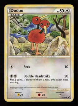 Doduo 45/90 Undaunted Pokemon Card -A5 - Image 1