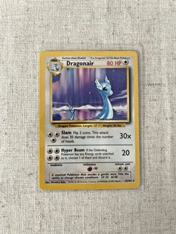Pokemon Dragonair Base Set Rare 18/102 1999 Stage 1 Card - Image 1