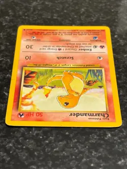 Charmander 046/102 Base Set 1999 Regular Common MP Vintage Pokemon Card - Image 4