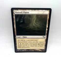 Mistveil Plains 275 Uncommon Shadowmoor Magic: The Gathering Lightly Played - Image 1