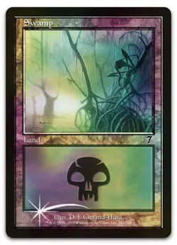 Swamp (346) #346 (Foil) (NM) 7th Edition 7ED Magic MTG - Image 1