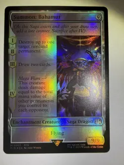 Summon: Bahamut (Foil) - Final Fantasy MTG - Image 1
