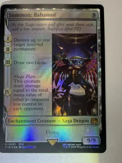 Summon: Bahamut (Foil) - Final Fantasy MTG - Image 2