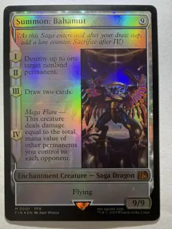 Summon: Bahamut (Foil) - Final Fantasy MTG - Image 4