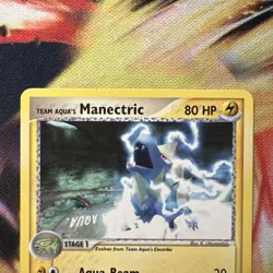 Pokemon Team Aqua's Manectric Ex Team Magma vs Team Aqua 29/95 NM - Image 2