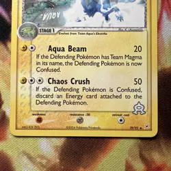 Pokemon Team Aqua's Manectric Ex Team Magma vs Team Aqua 29/95 NM - Image 3
