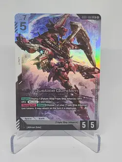 Gundam Card Game Newtype Rising Justice Gundam GD01-066 LR - Image 1