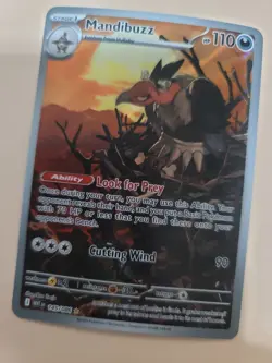 Mandibuzz Illustration Rare 145/086 Pokemon White Flare NM - Image 2