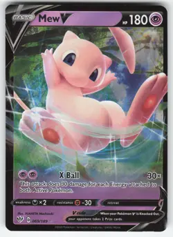 Mew V 069/189 Pokemon TCG SWSH03: Darkness Ablaze NM - Image 1
