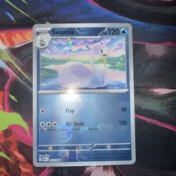 Pokemon Swanna (Master Ball Pattern) Uncommon SV: White Flare 026/086 NM - Image 1