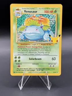 Pokemon Venusaur 15/102 Celebrations Classic Collection Holo - Image 1