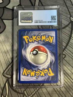Mew Holo Pokemon League (2000) Black Star Promo #9 CGC 8.5 Blue Label fart Swirl - Image 2