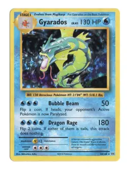Pokemon Gyarados 34/108 XY Evolution Holo Rare 2016 NM English - Image 1