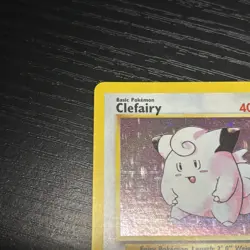 Pokemon TCG Clefairy Base Set 5/102 Holo Rare 1999 Wizards 40 HP - Image 3