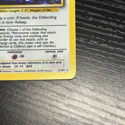 Pokemon TCG Clefairy Base Set 5/102 Holo Rare 1999 Wizards 40 HP - Image 5