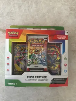 Pokemon First Partner Illustration Collection Series 1 Sealed Box - Image 1