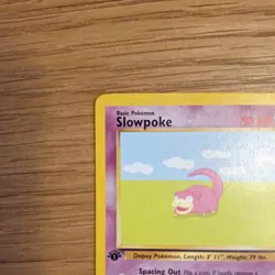 Pokemon 1999 WOTC 1st Edition Fossil Slowpoke 55/62 - LP - Image 2