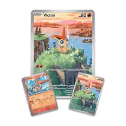 Pokemon TCG Victini Illustration Collection - SOME BOX DAMAGE / TEARS - SEALED - Image 2