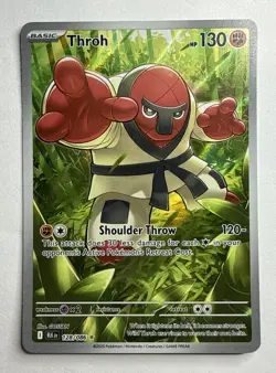 Pokemon TCG Throh Illustration Rare NM 128/086 SV Black Bolt - Image 1