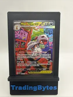 Pokemon TCG Mega Scrafty Ex 285/217 Special Illustration Rare Ascended Heroes NM - Image 1