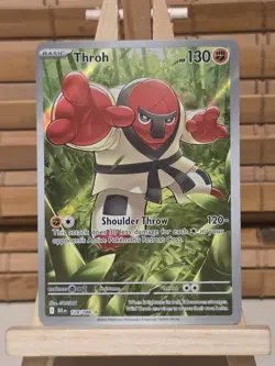 Pokemon TCG Throh Illustration Rare NM 128/086, SV Black Bolt - Image 1