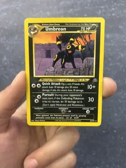 Pokemon TCG Umbreon 32/75 Neo Discovery Rare LP - Image 1