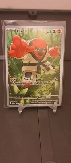 Pokemon TCG Throh Illustration Rare NM 128/086, SV Black Bolt - Image 1