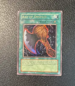 Yugioh! Axe of Despair MRL-002 Ultra Rare Unlimited Magic Ruler LP - Image 1