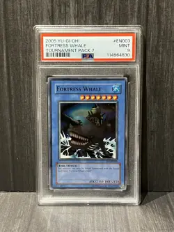 Fortress Whale PSA 9 TP7-EN003 Tournament Pack 7 Yu-Gi-Oh! 2005 Super Rare - Image 1