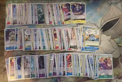 One Piece The Azure Sea's Seven OP14 Bulk of 593 Cards (L, SR, R, UC, and C) - Image 1