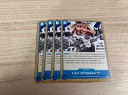 ST22-015 Playset 4 x I Am Whitebeard!! C English NM One Piece TCG Card Game - Image 1