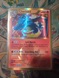 Charizard 136/135 Plasma Storm Secret Rare Holo Pokemon TCG Card - Image 1