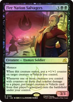 Fire Nation Salvagers Foil Avatar: The Last Airbender NM MTG - Image 1