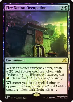Fire Nation Occupation Foil Avatar: The Last Airbender NM MTG - Image 1