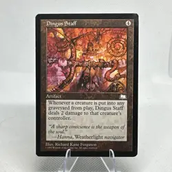 Dingus Staff - Weatherlight # MTG Magic The Gathering - Image 1