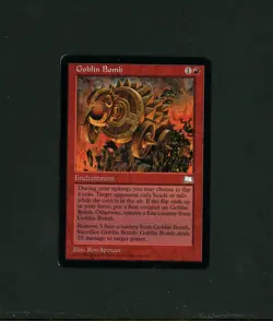 MTG Goblin Bomb Weatherlight Rare NM - Image 1
