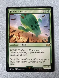 MTG - Jumbo Cactuar - Final Fantasy - X1 - (NM) - - Image 1