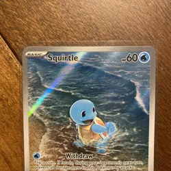 Pokemon TCG Squirtle 170/165 Scarlet & Violet 151 Illustration Rare - English NM - Image 3