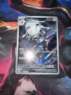 Steelix 150/132 Me01: Mega Evolution Holo Illustration Rare Pokemon - Image 1