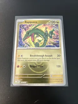 Rayquaza 153/217 Pokemon Mega Evolution Ascended Heroes Reverse Holo Friend Ball - Image 1