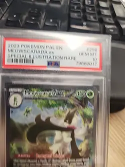 2023 POKEMON PAL EN-PALDEA EVOLVED #256 MEOWSCARADA EX PSA 10 - Image 2