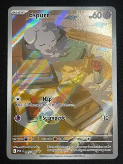 Pokemon Espurr Illustration Rare ME03: Perfect Order 095/088 NM - Image 1