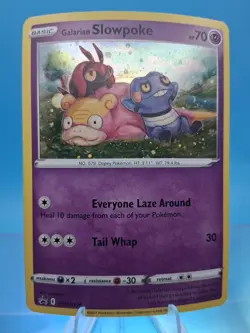 Galarian Slowpoke SWSH126 - Pokemon Sword & Shield BlackStar Promo NM Swirl🌀🌀 - Image 1