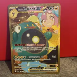 Pokemon Iono's Bellibolt ex 188/159 Sv09 Hyper Rare Holo Stage 1 280 HP - Image 1