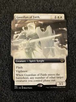 Magic The Gathering MTG - Guardian of Faith (Extended Art) - AFR - Image 1
